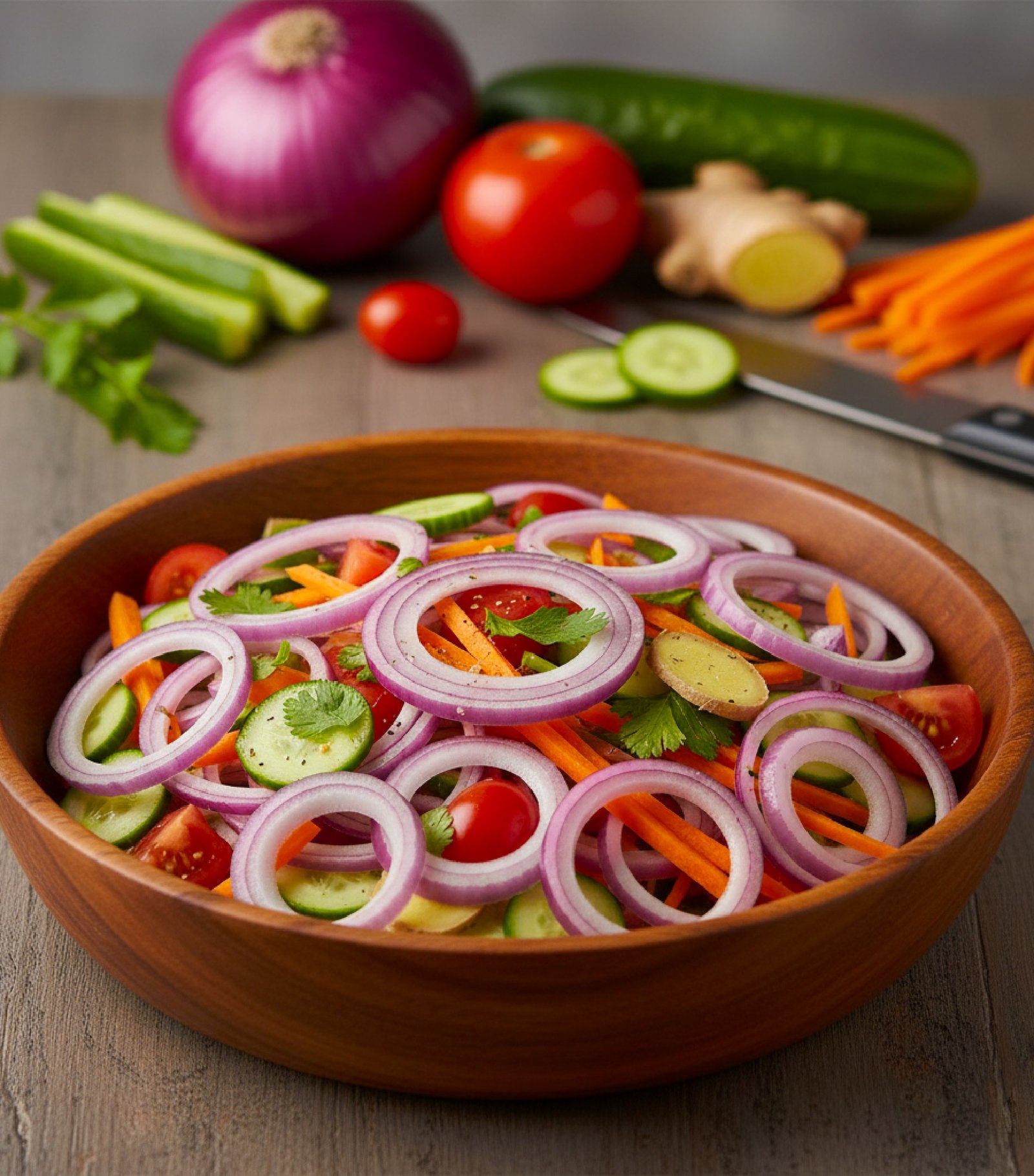Salad (Kachumber/ Challas) 