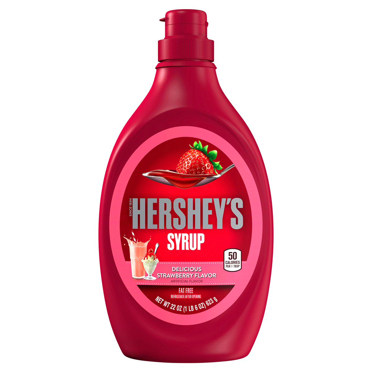 Hersheys Syrup Delicious Strawberry  Flavor (623g) imported