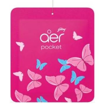 Godrej Aer Bathroom Fragrance ( petal crush pink )10g
