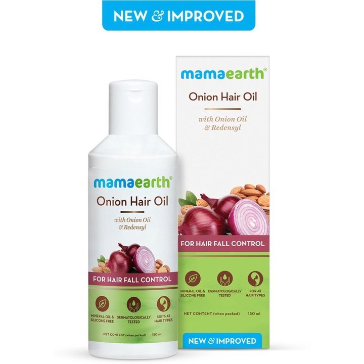 Mamaearth Onion Hair Oil For Hair Fall Control(100ml)