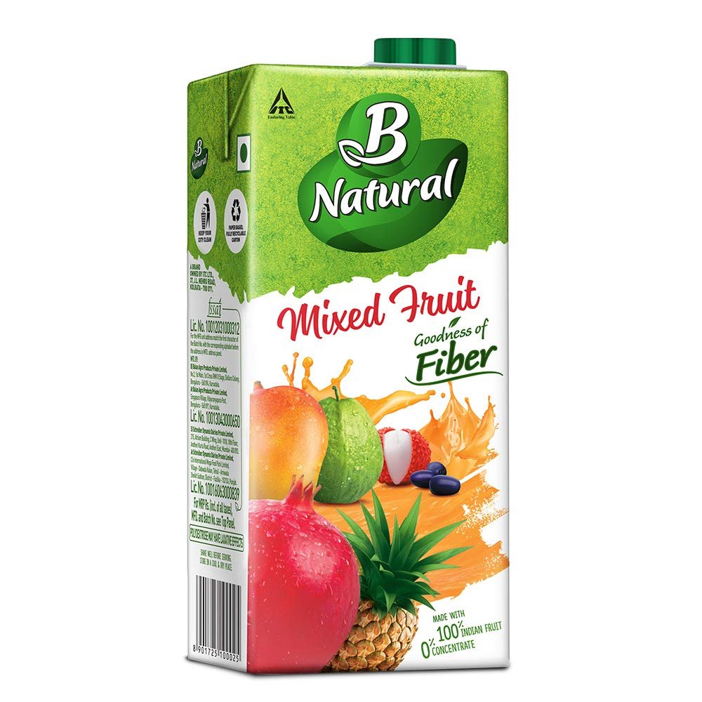 B Natural Mixed Fruit (1L)