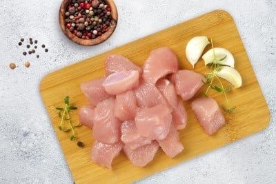 Premium Boneless Chicken Breast - Mini Bites Cubes (250g Pack)